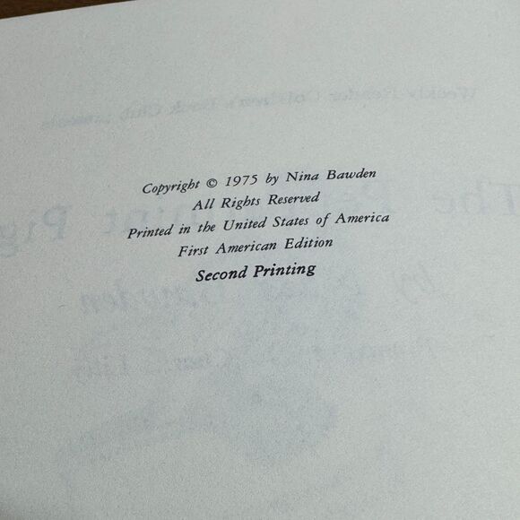 The Peppermint Pig by Nina Bawden 1975 2nd Printing Young Adult Novel - Picture 5 of 10